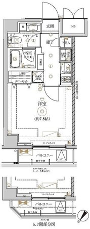 ＲＥＬＵＸＩＡ墨田東向島の物件間取画像